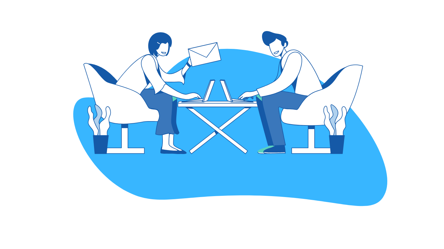 Jak zapanować nad wiadomościami od klientów – ilustracja Debesis